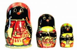 032525____________ Матреш.3м./пингвин ______выс\диам13/6		 ― ООО "Мастерская подарков"