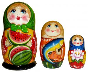 032755____________ Матреш.3м/больш. ______выс\диам13/6 ― ООО "Мастерская подарков"