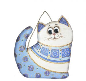 692502____________ Кот-подвеска ____длина/выс. 17,5/19  ― ООО "Мастерская подарков"
