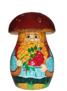 716111___________  Гриб-копилка (средний)  ____выс\диам. 13/8  ― ООО "Мастерская подарков"
